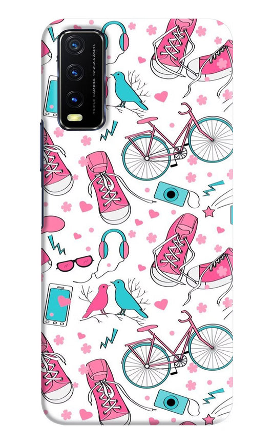 Artwork Vivo Y20/Y20i Hard Case Back Cover by Casekaro