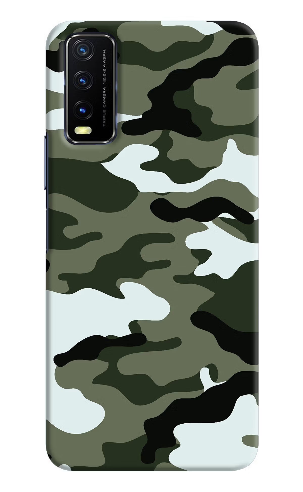 Camouflage Vivo Y20/Y20i Hard Case Back Cover by Casekaro