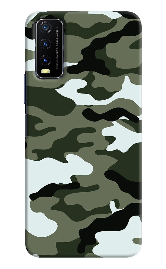 Camouflage Vivo Y20/Y20i Hard Case Back Cover by Casekaro