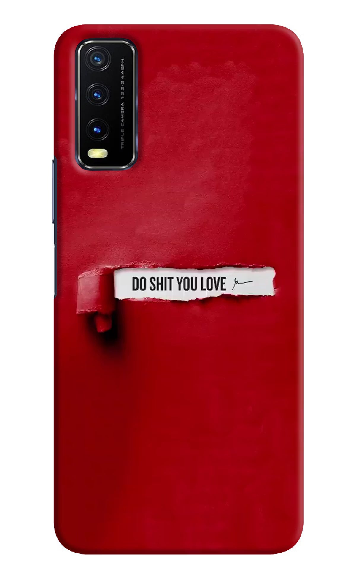 Do Shit You Love Vivo Y20/Y20i Hard Case Back Cover by Casekaro