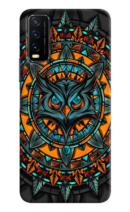Angry Owl Art Vivo Y20/Y20i Hard Case Back Cover by Casekaro