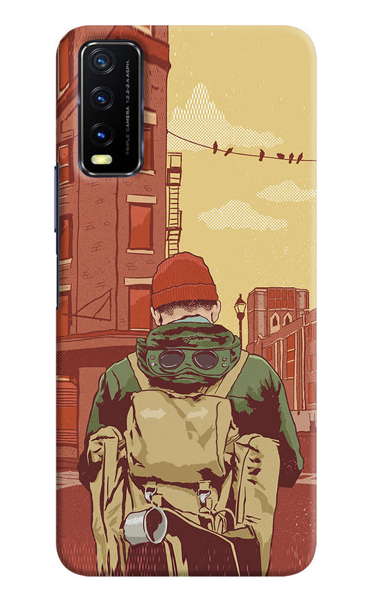 Adventurous Vivo Y20/Y20i Hard Case Back Cover by Casekaro