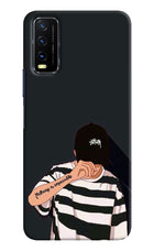Aesthetic Boy Vivo Y20/Y20i Hard Case Back Cover by Casekaro