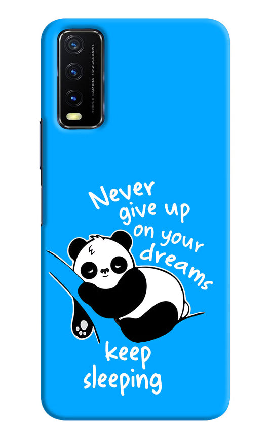 Keep Sleeping Vivo Y20/Y20i Hard Case Back Cover by Casekaro