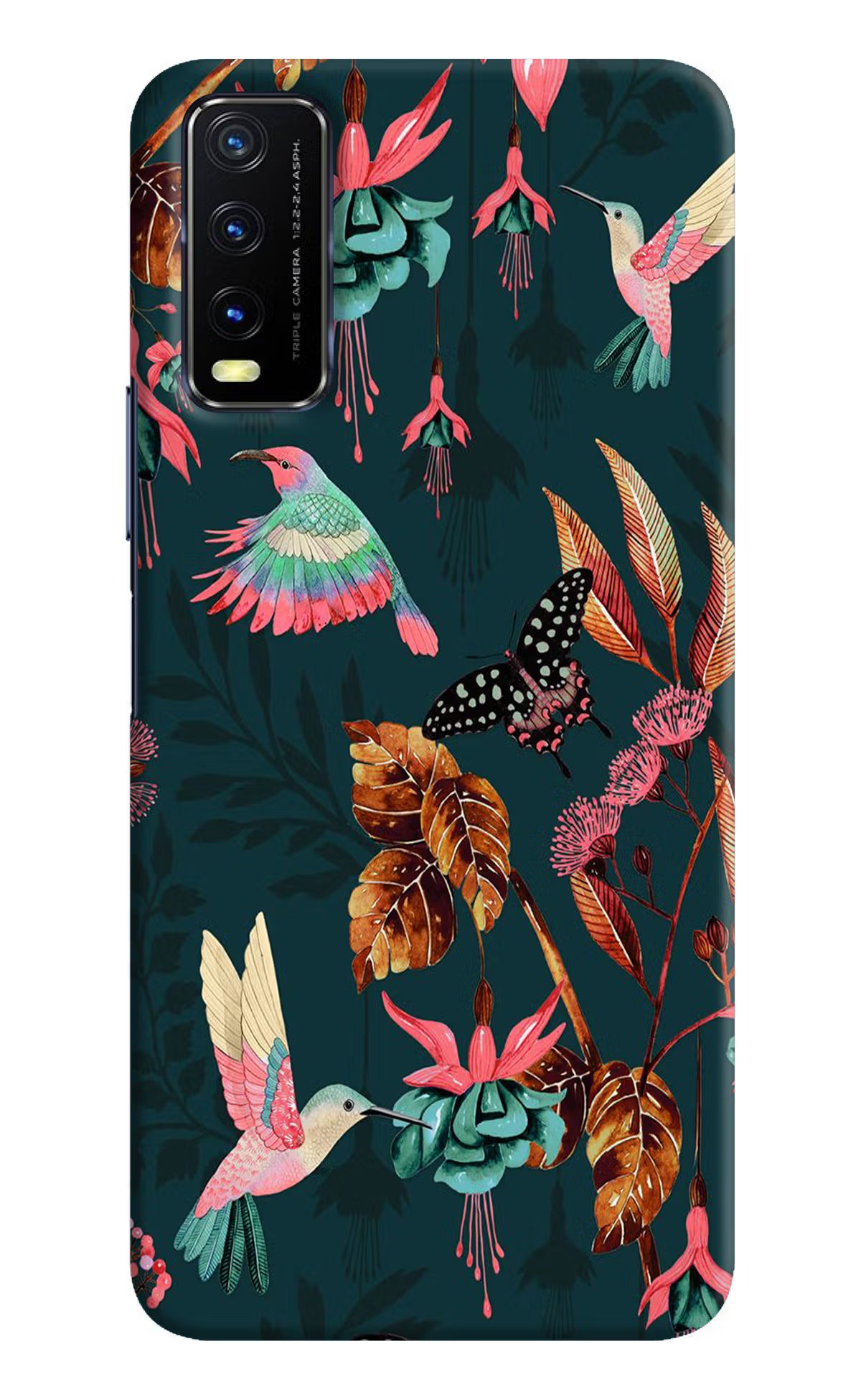 Birds Vivo Y20/Y20i Hard Case Back Cover by Casekaro