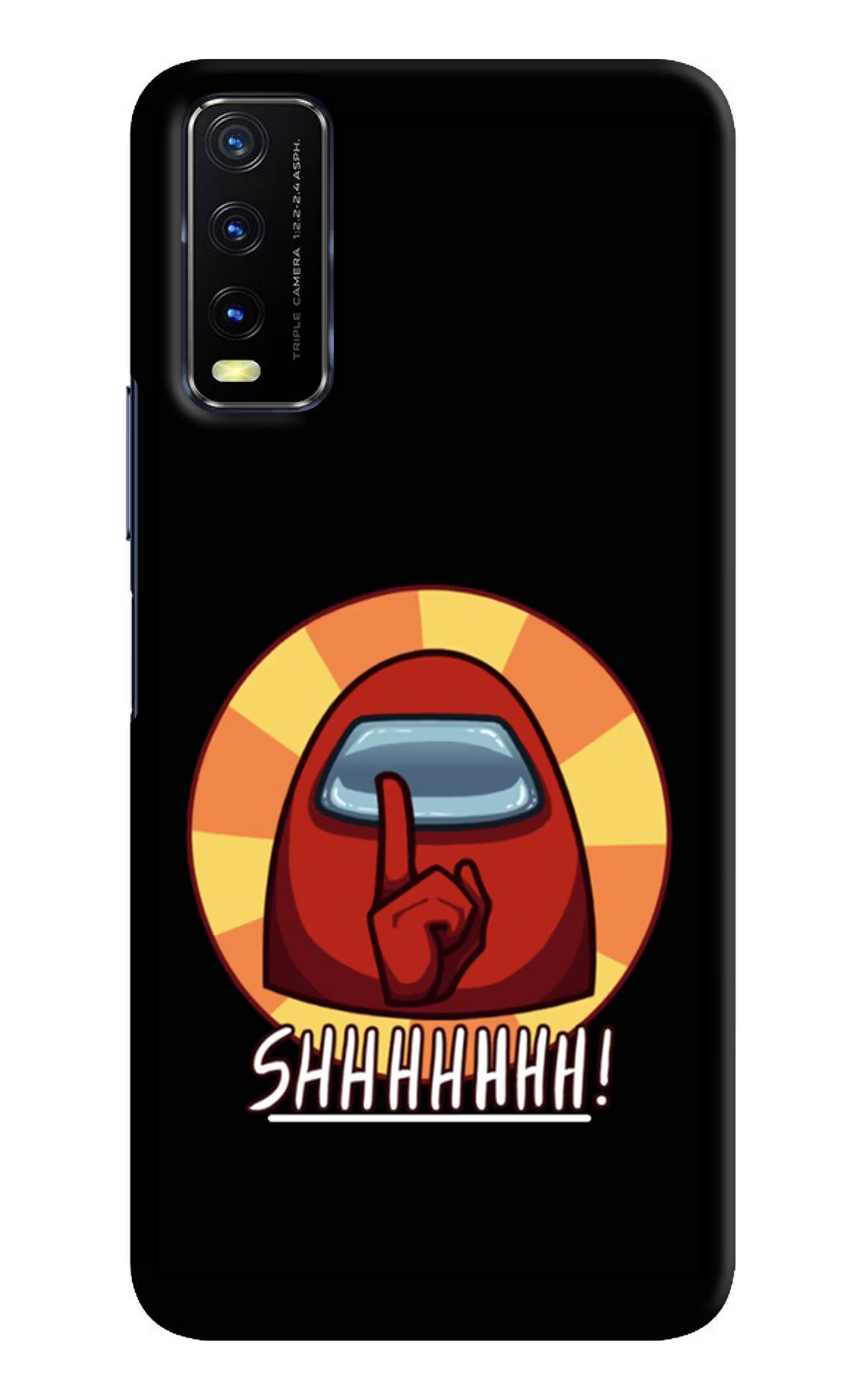 Among Us Shhh! Vivo Y20/Y20i Hard Case Back Cover by Casekaro