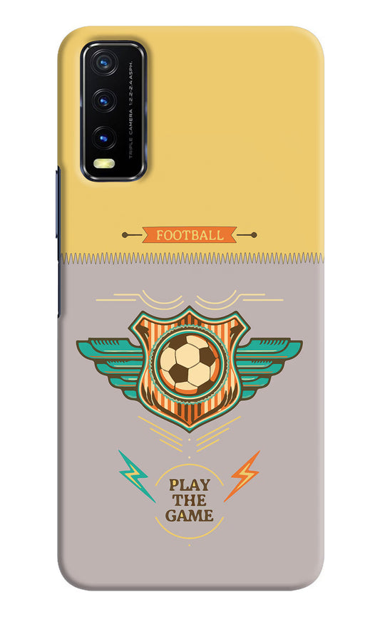 Football Vivo Y20/Y20i Hard Case Back Cover by Casekaro