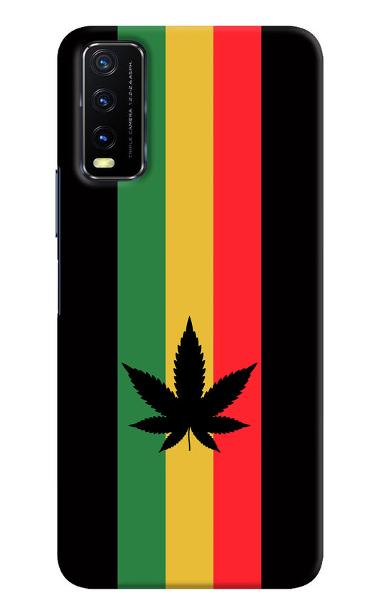 Weed Flag Vivo Y20/Y20i Hard Case Back Cover by Casekaro