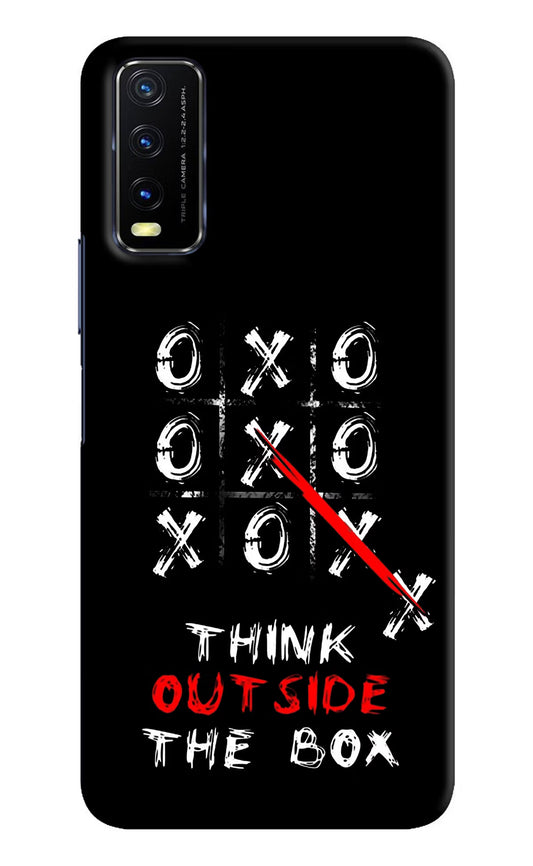 Think out of the BOX Vivo Y20/Y20i Hard Case Back Cover by Casekaro