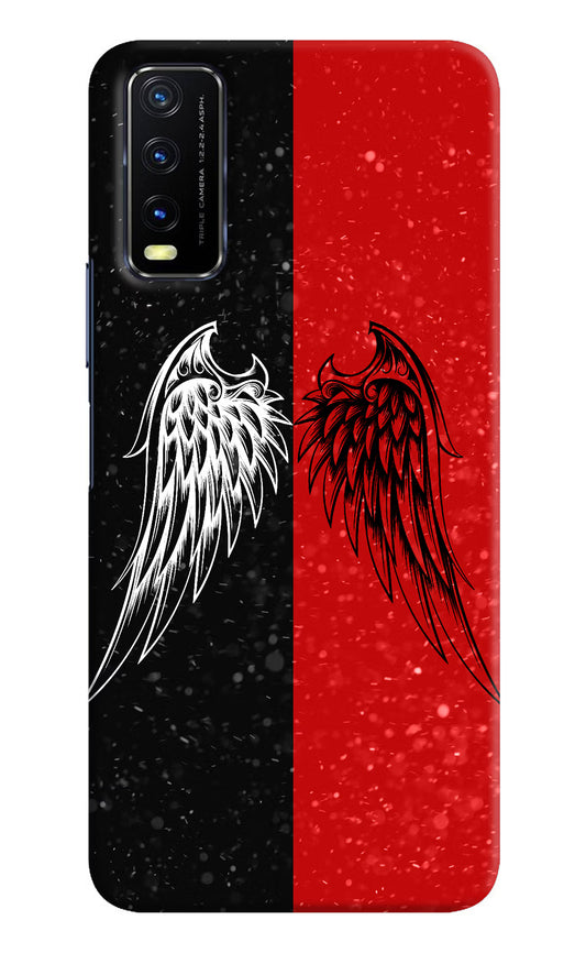 Wings Vivo Y20/Y20i Hard Case Back Cover by Casekaro