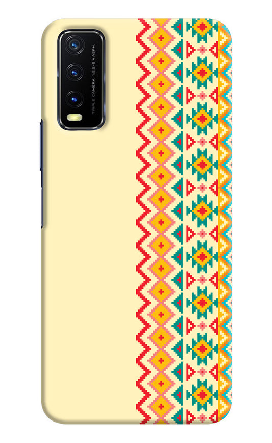 Ethnic Seamless Vivo Y20/Y20i Hard Case Back Cover by Casekaro