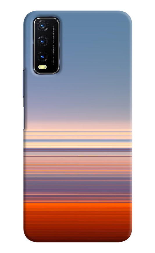 Morning Colors Vivo Y20/Y20i Hard Case Back Cover by Casekaro
