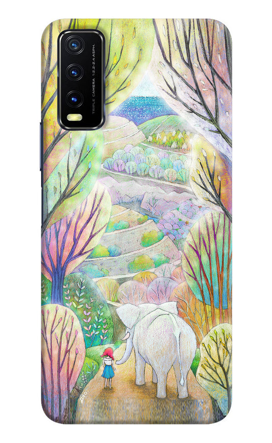 Nature Painting Vivo Y20/Y20i Hard Case Back Cover by Casekaro