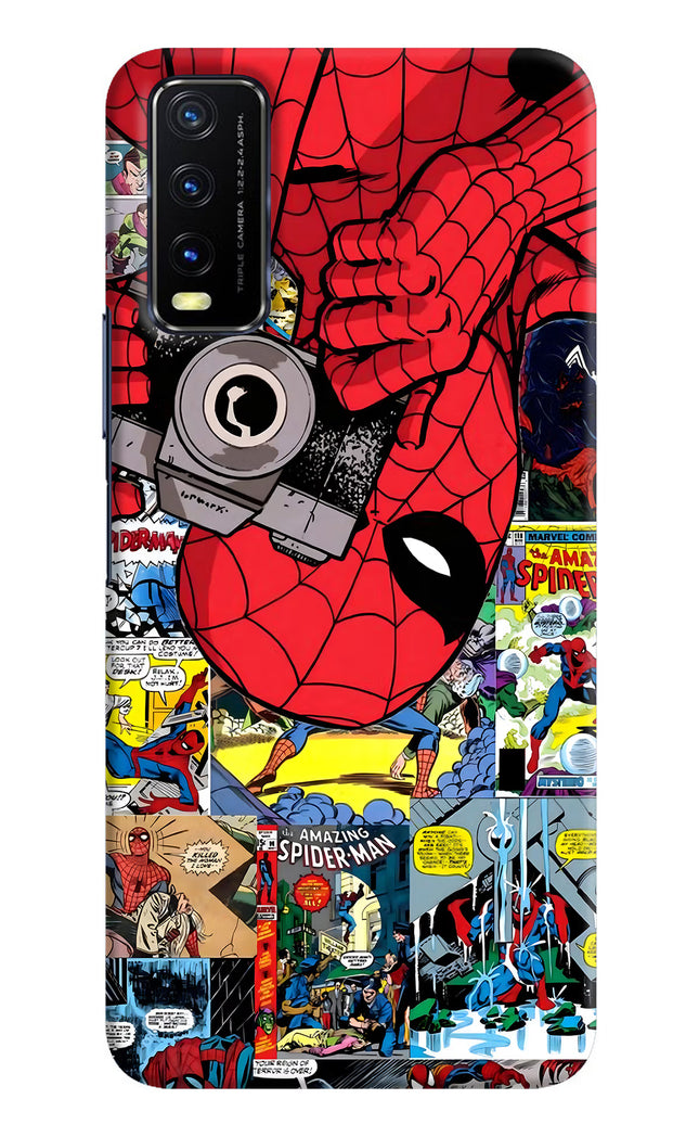 Spider Man Vivo Y20/Y20i Hard Case Back Cover by Casekaro