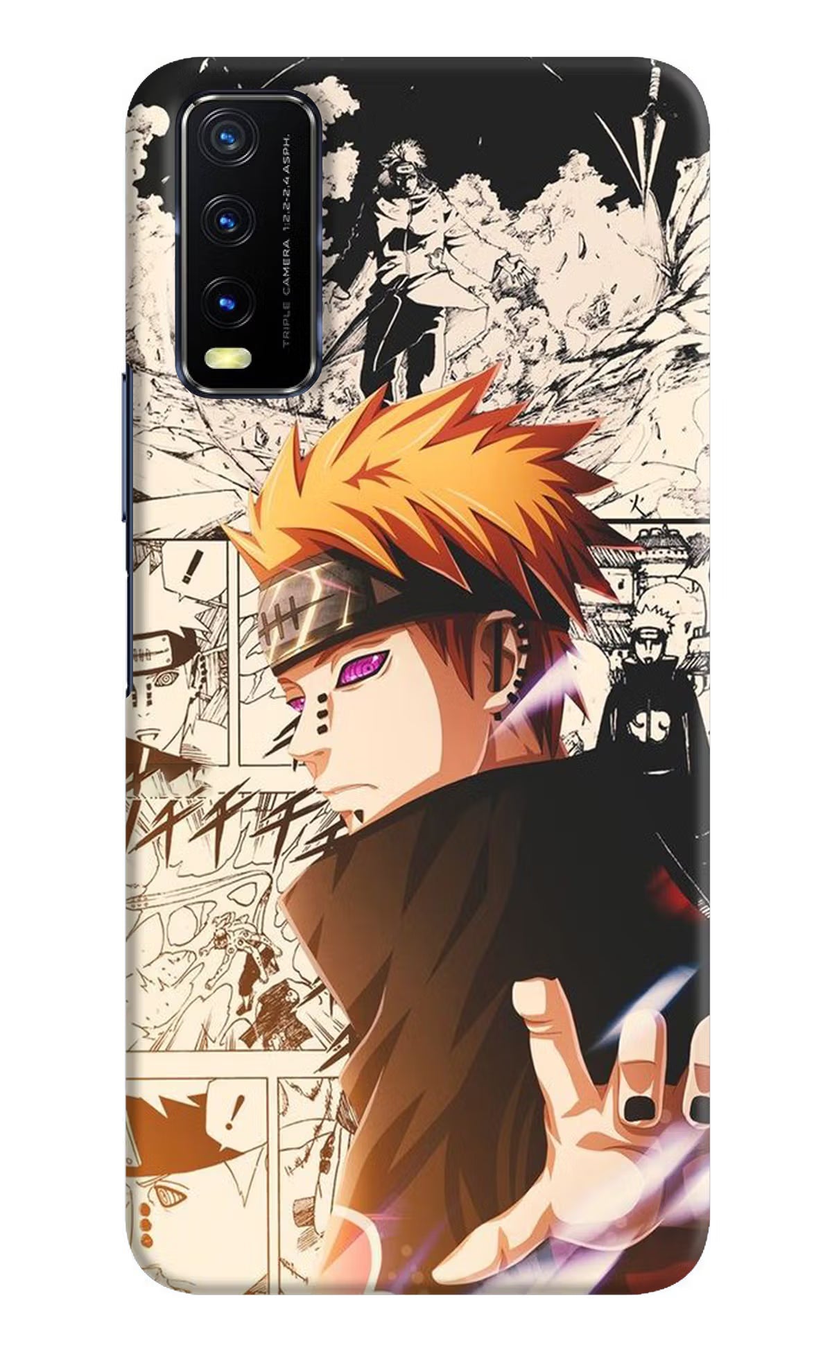 Pain Anime Vivo Y20/Y20i Hard Case Back Cover by Casekaro