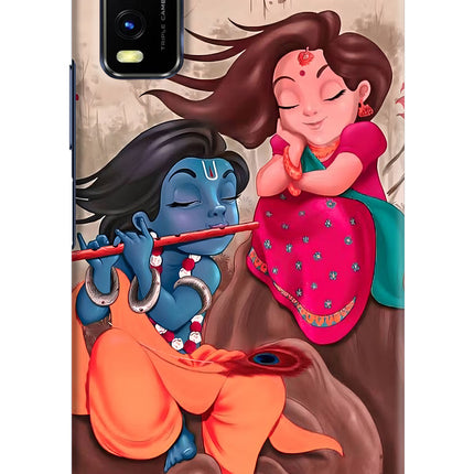 Radhe Krishna Vivo Y20/Y20i Hard Case Back Cover by Casekaro