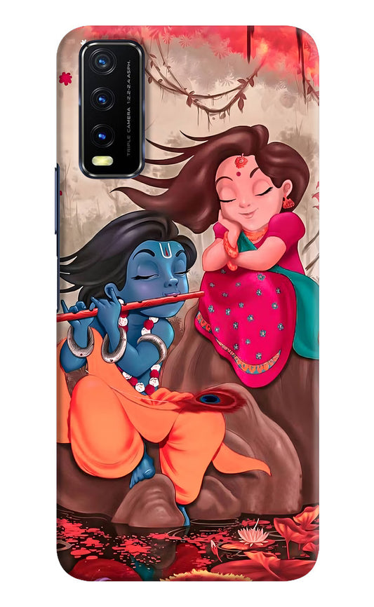 Radhe Krishna Vivo Y20/Y20i Hard Case Back Cover by Casekaro