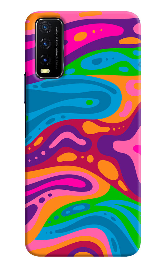 Trippy Pattern Vivo Y20/Y20i Hard Case Back Cover by Casekaro