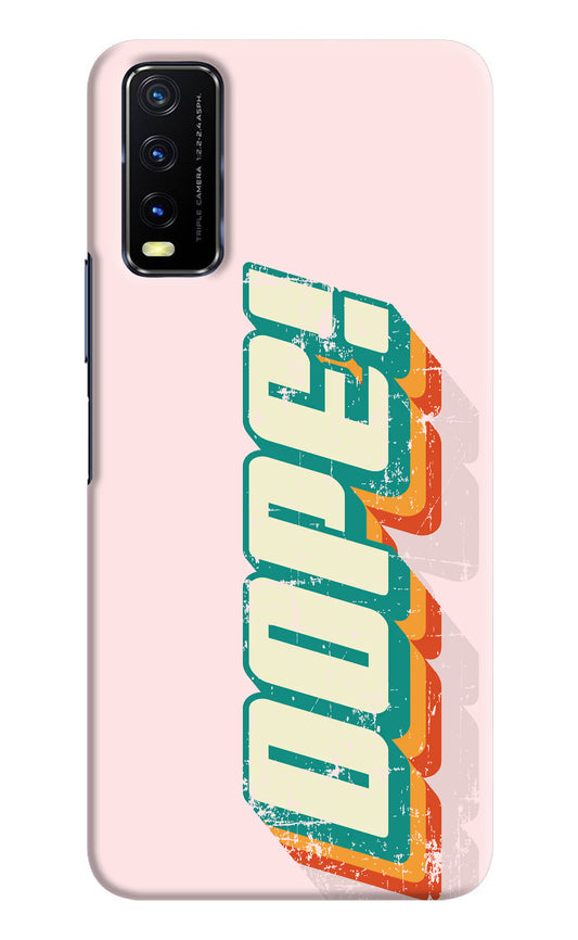 Dope Vivo Y20/Y20i Hard Case Back Cover by Casekaro