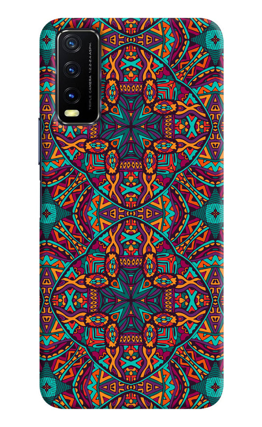 Colour Mandala Vivo Y20/Y20i Hard Case Back Cover by Casekaro
