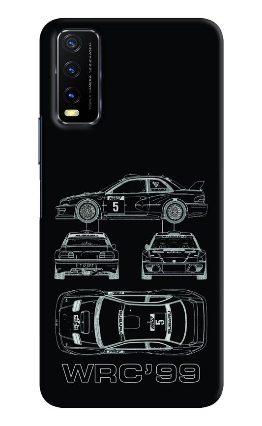 WRC'99 Vivo Y20/Y20i Hard Case Back Cover by Casekaro