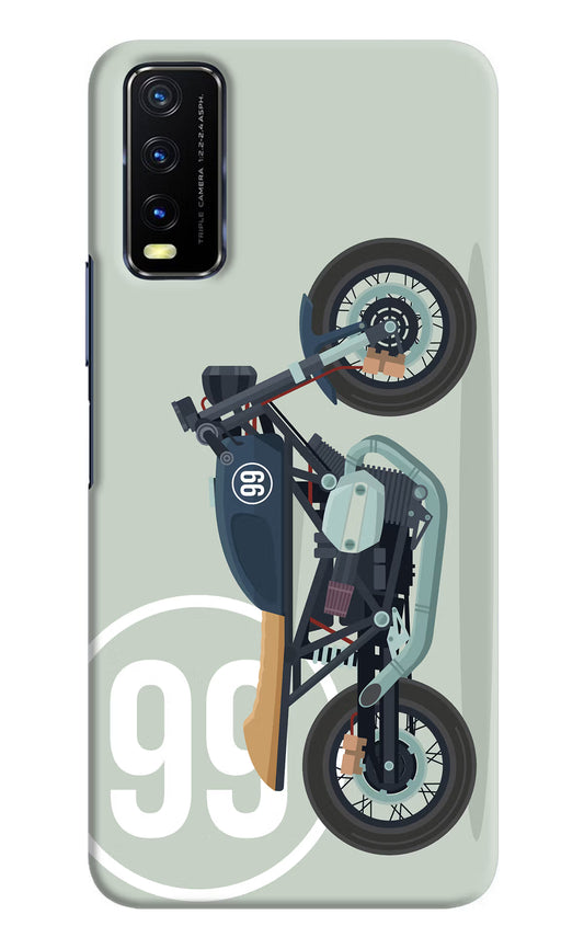 Classic Cafe Racer 99 Vivo Y20/Y20i Hard Case Back Cover by Casekaro