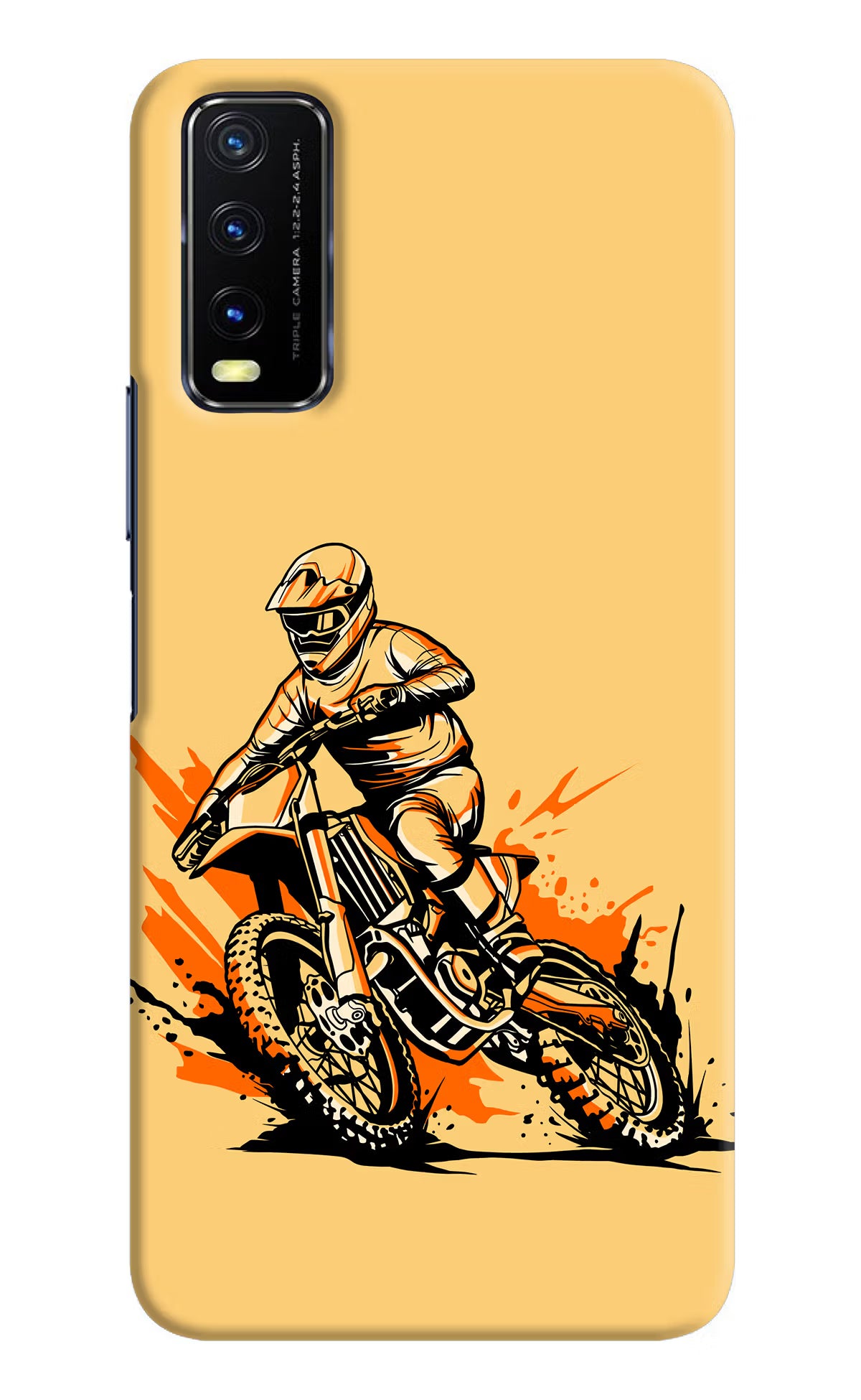 Off-Road Fury Vivo Y20/Y20i Hard Case Back Cover by Casekaro