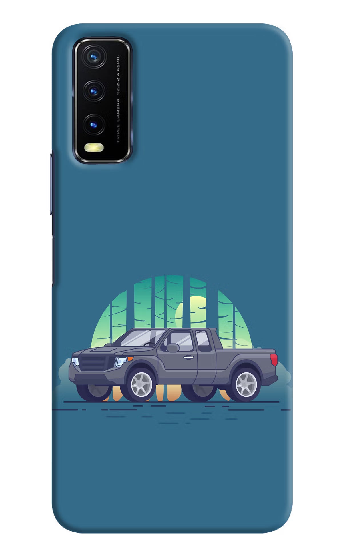Retro Garage Vibe Vivo Y20/Y20i Hard Case Back Cover by Casekaro