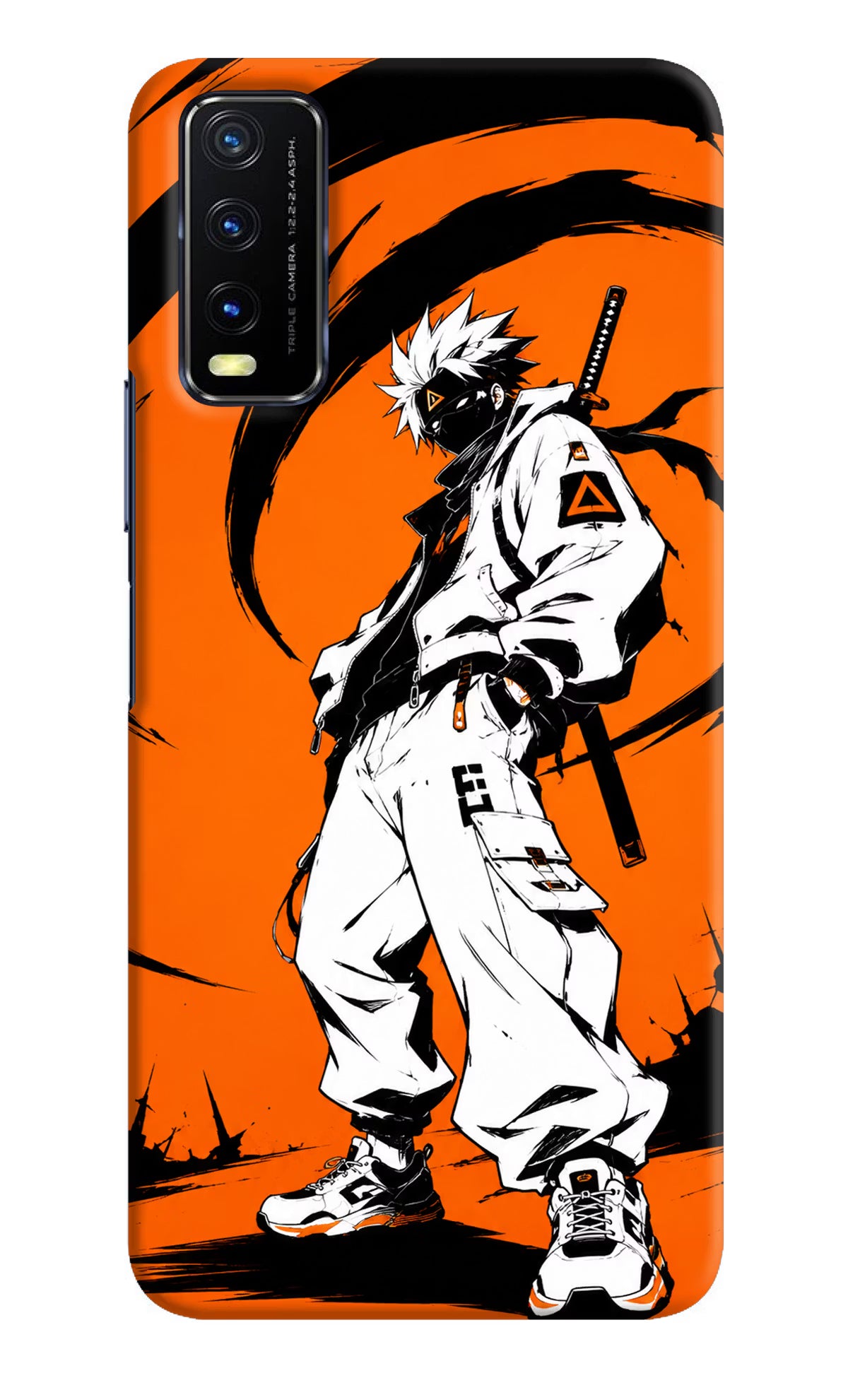 Street Samurai  Vivo Y20/Y20i Hard Case Back Cover by Casekaro