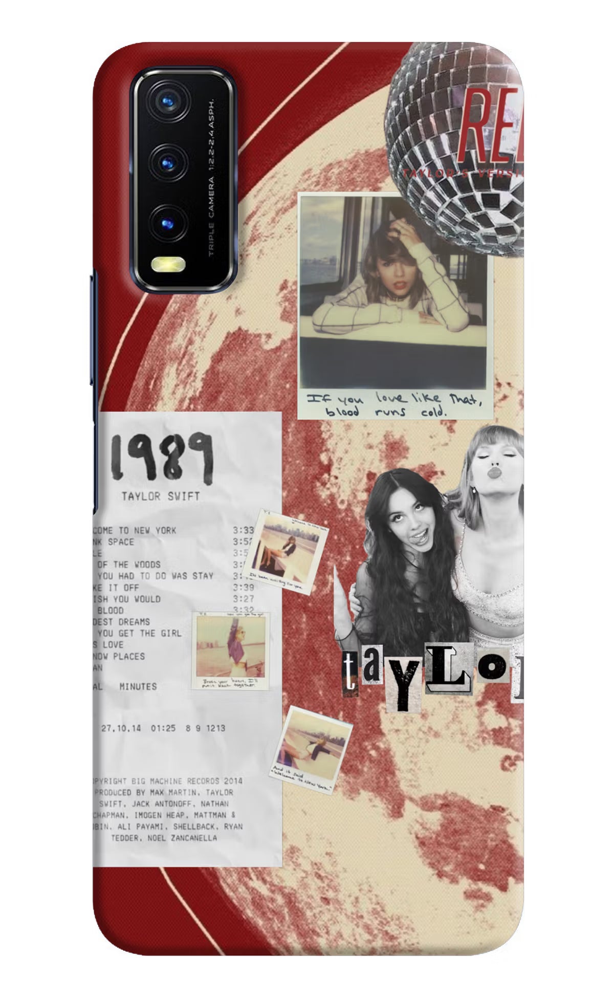 Taylor Swift Vivo Y20/Y20i Back Cover