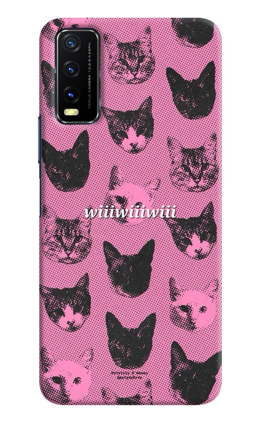 Pink Cats Vivo Y20/Y20i Back Cover