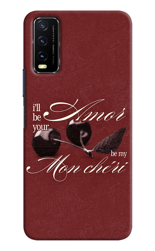 Velvet Cherry Vivo Y20/Y20i Back Cover