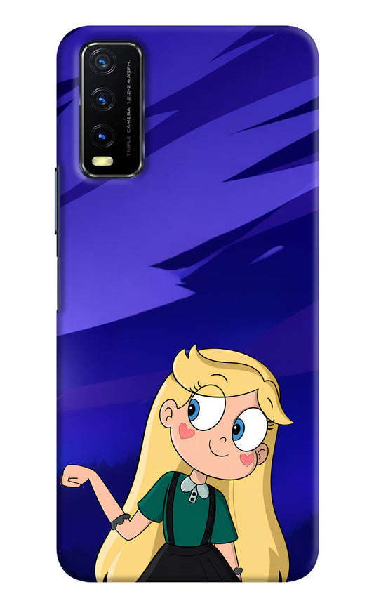 Star Glow Vivo Y20/Y20i Hard Case Back Cover by Casekaro