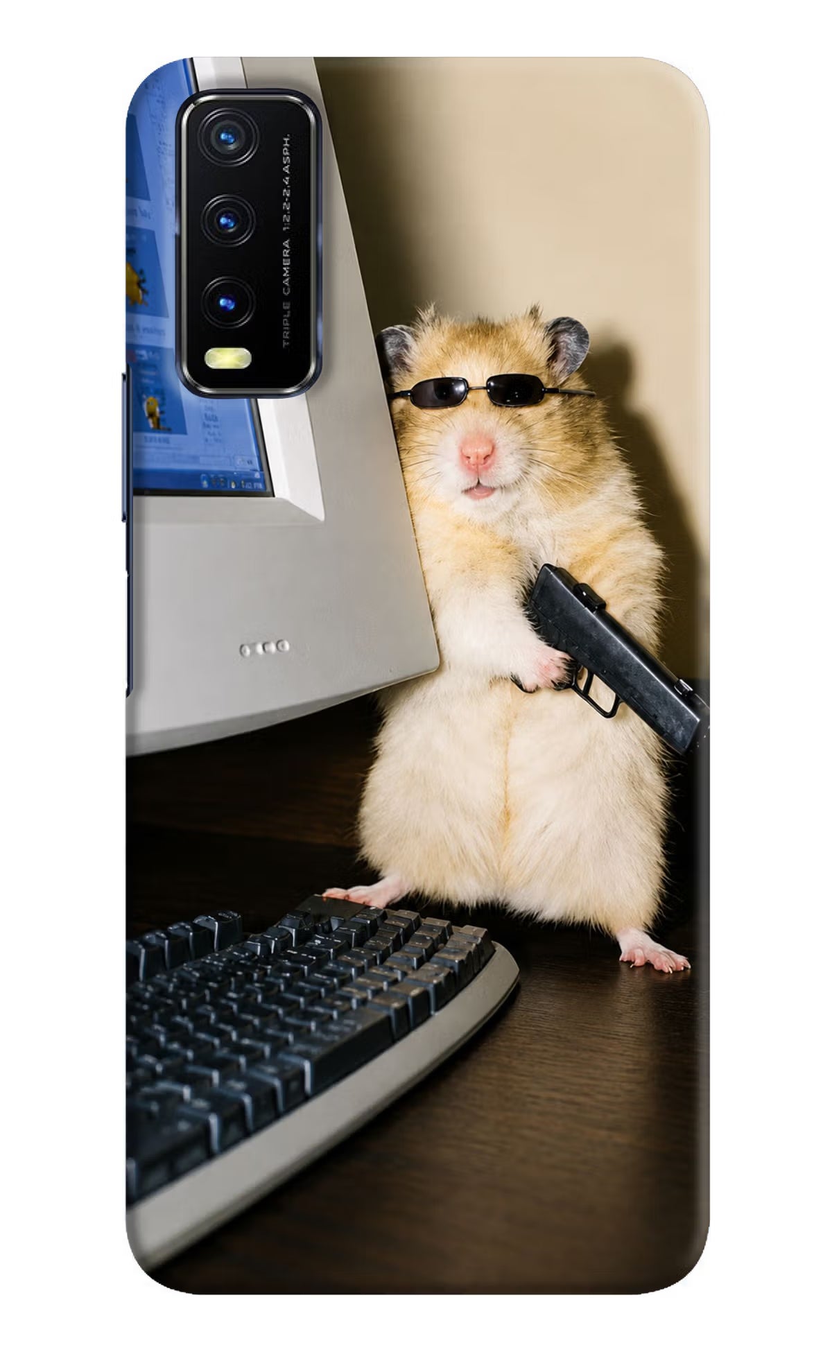 Hacker Hamster Vivo Y20/Y20i Back Cover