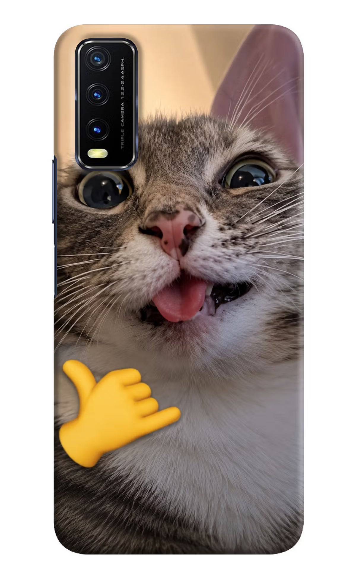 Silly Cat Call Vivo Y20/Y20i Back Cover