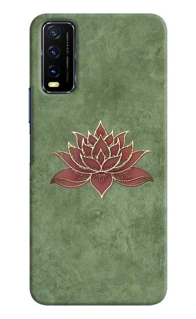 Lotus Grace Vivo Y20/Y20i Hard Case Back Cover by Casekaro