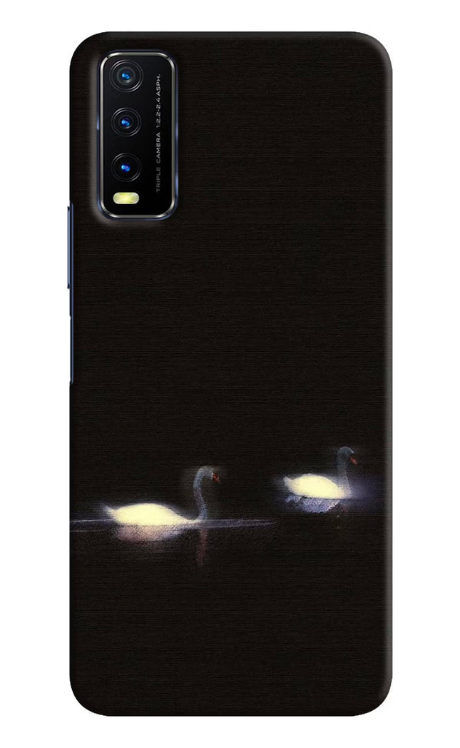 Silent Swans Vivo Y20/Y20i Hard Case Back Cover by Casekaro