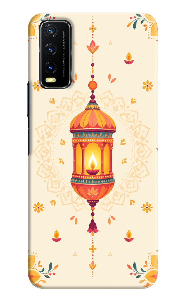 Golden Lantern Vivo Y20/Y20i Hard Case Back Cover by Casekaro