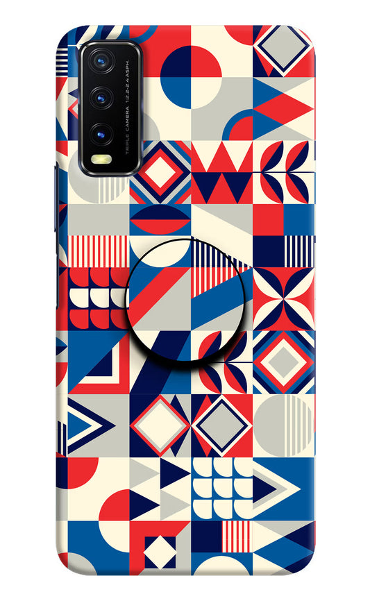 Colorful Pattern Vivo Y20/Y20i Pop Case by Casekaro