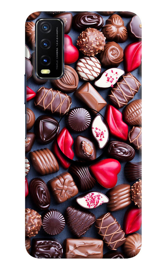 Chocolates Vivo Y20/Y20i Pop Case by Casekaro