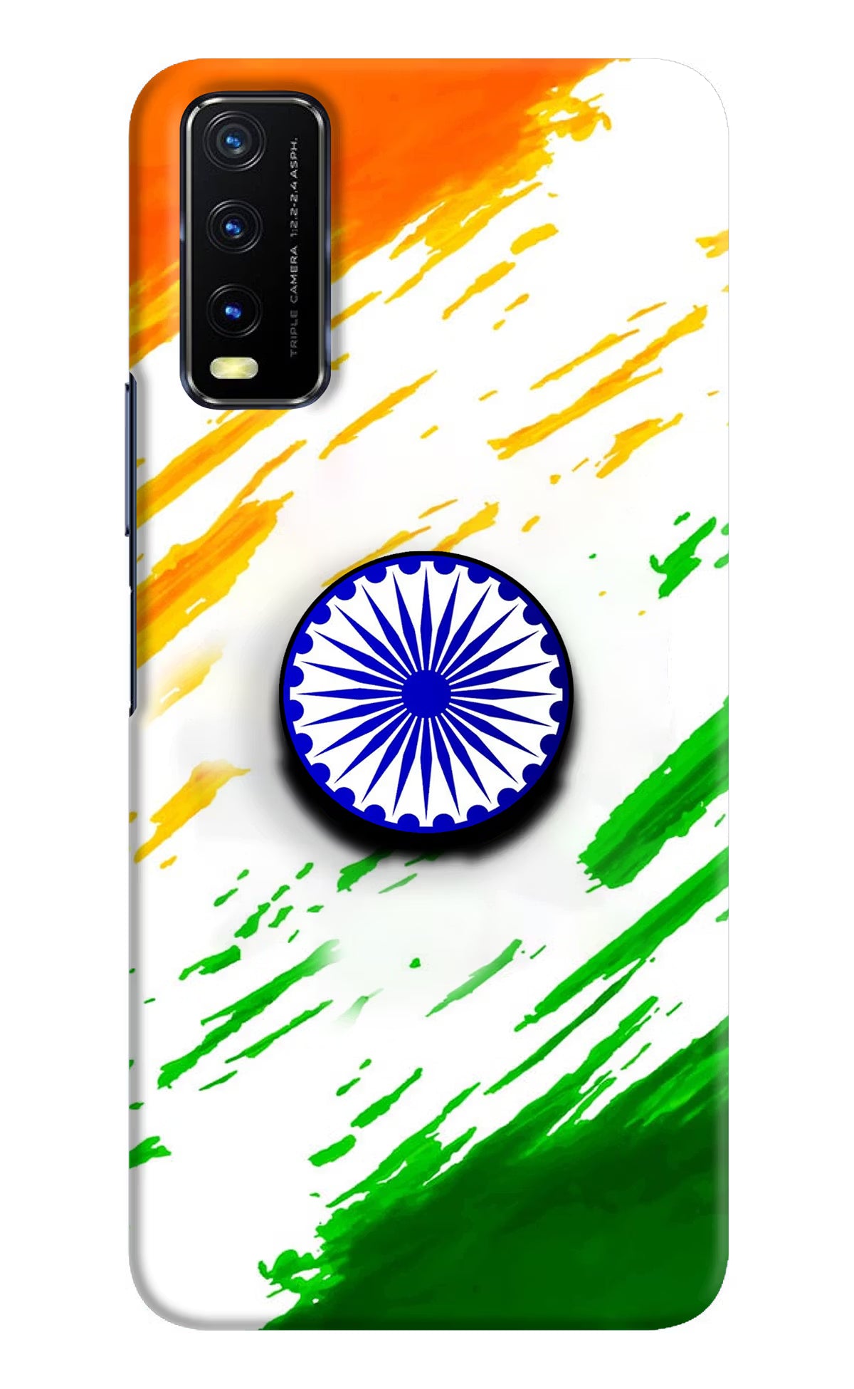 Indian Flag Ashoka Chakra Vivo Y20/Y20i Pop Case by Casekaro