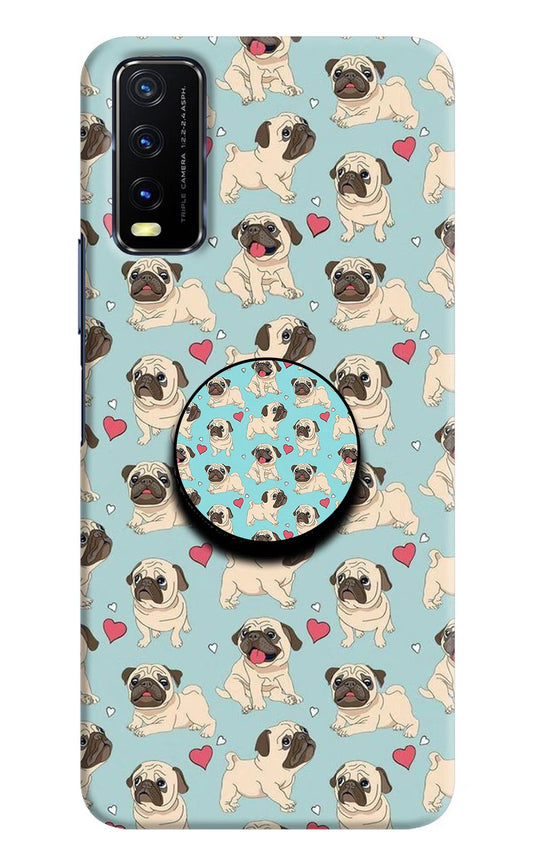Pug Dog Vivo Y20/Y20i Pop Case by Casekaro