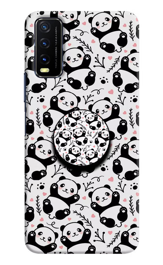 Cute Panda Vivo Y20/Y20i Pop Case by Casekaro