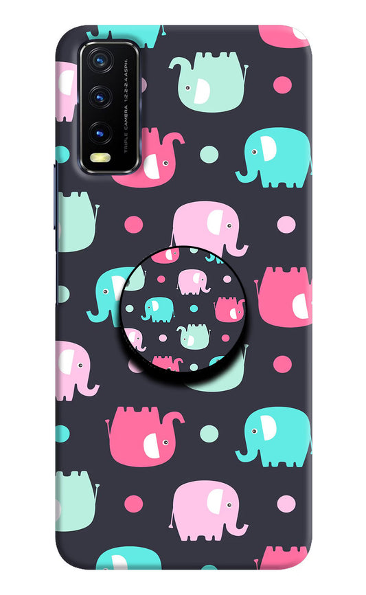Baby Elephants Vivo Y20/Y20i Pop Case by Casekaro