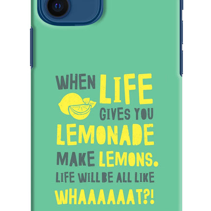 Quote iPhone 12 Hard Case Back Cover by Casekaro