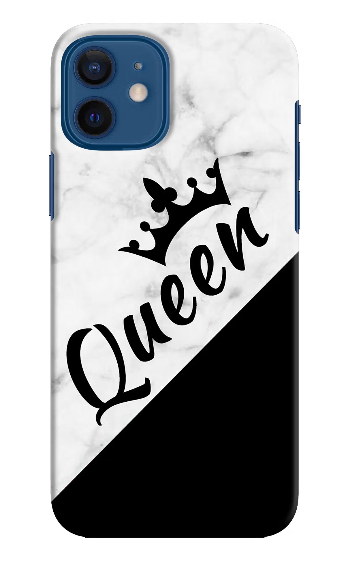 Queen iPhone 12 Hard Case Back Cover by Casekaro