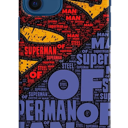 Superman iPhone 12 Hard Case Back Cover by Casekaro