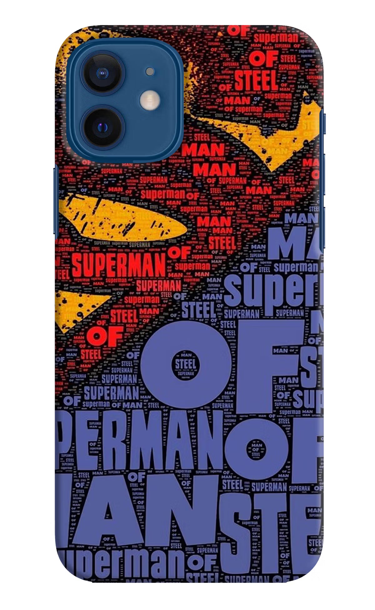 Superman iPhone 12 Hard Case Back Cover by Casekaro