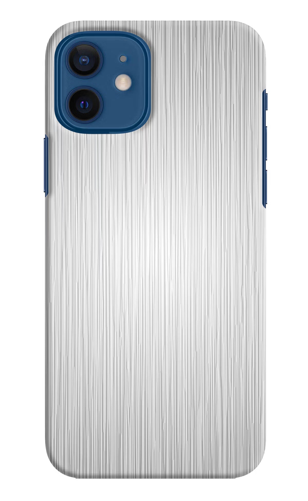 Wooden Grey Texture iPhone 12 Hard Case Back Cover by Casekaro