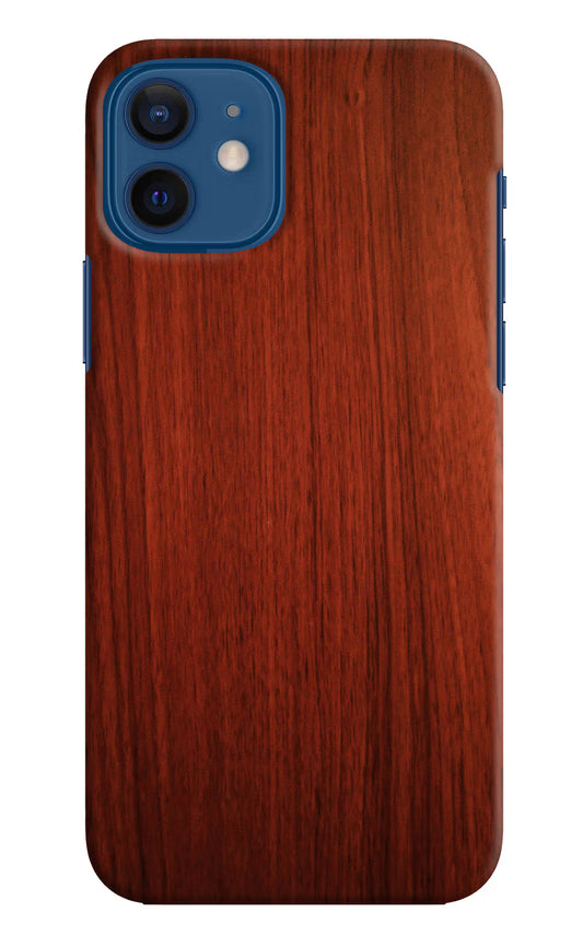 Wooden Plain Pattern iPhone 12 Hard Case Back Cover by Casekaro